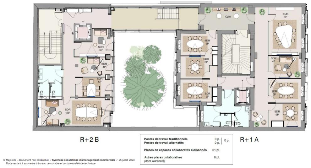 Bureau Paris 1925m² Location bureau Paris OLBUR2101090 4